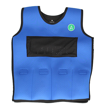 Chaleco lastrado con peso - L